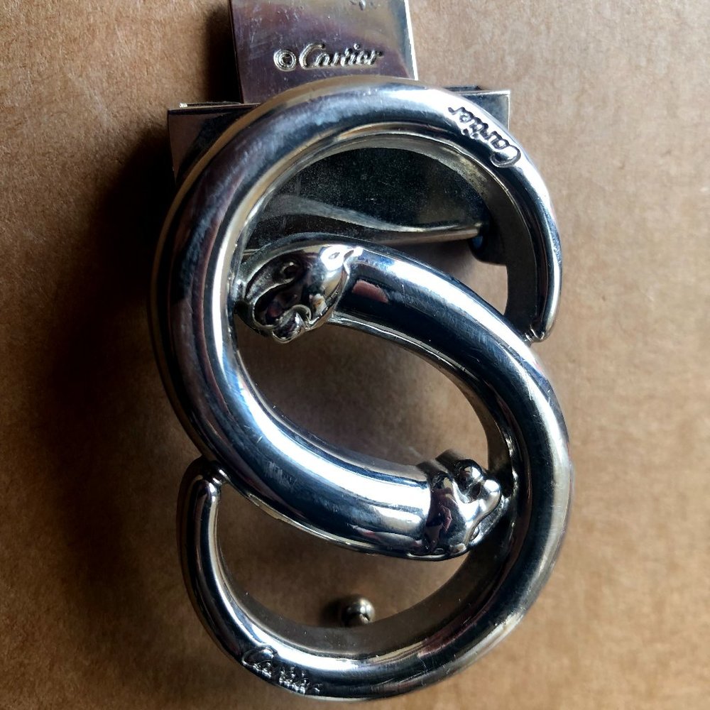 Cartier Interlocking Panther Belt Buckle
